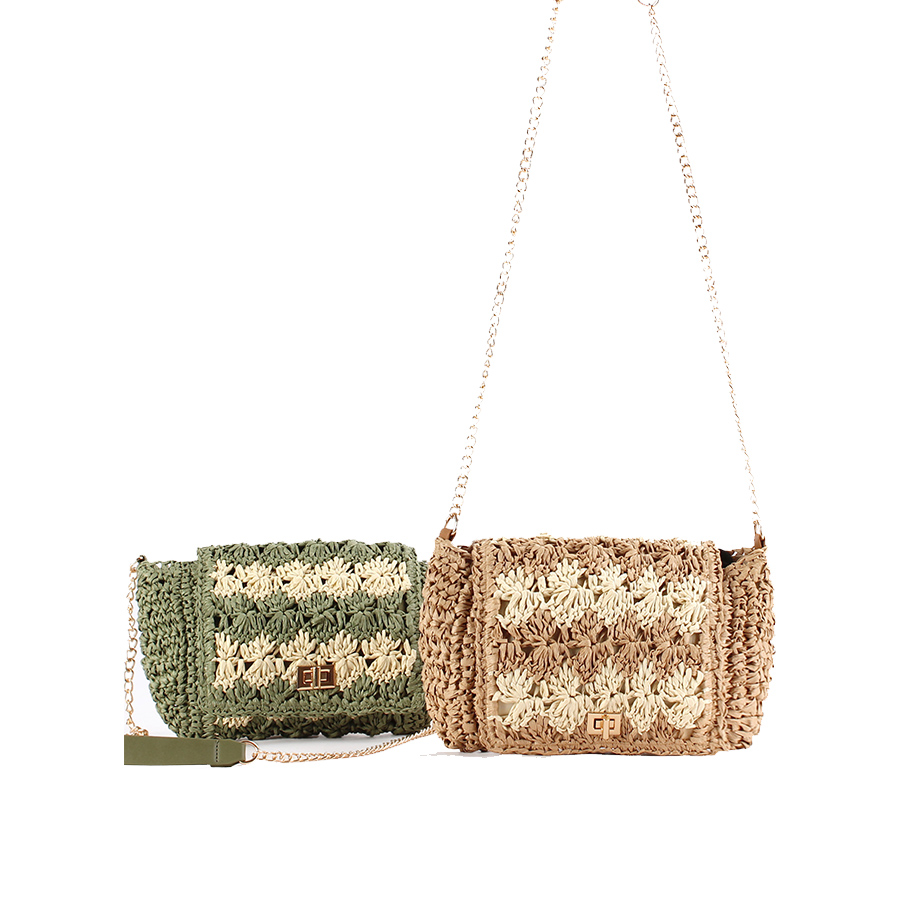 กระเป๋าสะพายข้างสานสำหรับผู้หญ - Women'S Raffia Bags บทวิจารณ์และราคา